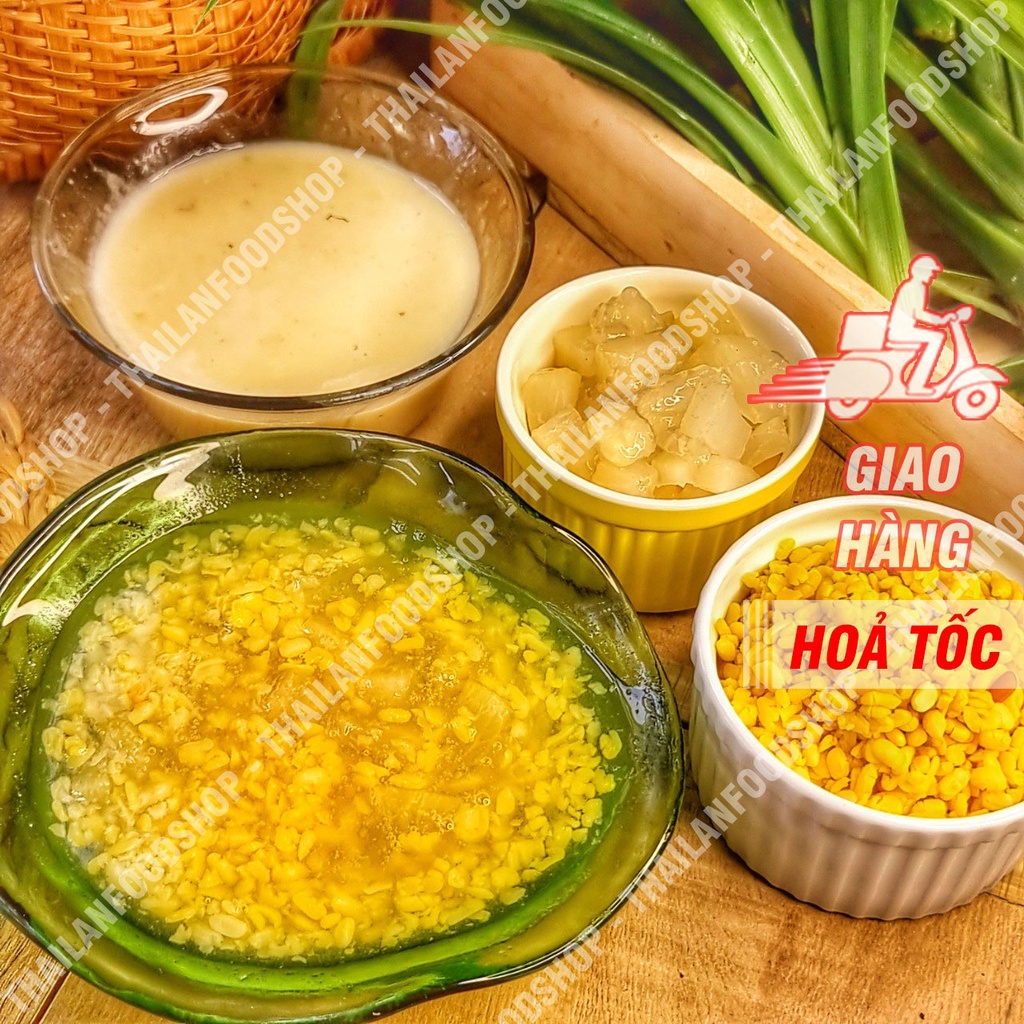 Set Chè Bưởi Đậu Xanh Đầy Đủ Nguyên Liệu Nấu 30 - 35 Chén - Set Tự Nấu