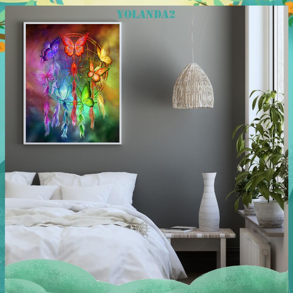 Tranh Thêu Chữ Thập Toàn Bộ 11CT Hình Hoa Chuông Gió