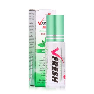 Lố 12 chai dầu Vfresh xanh lá 4ml