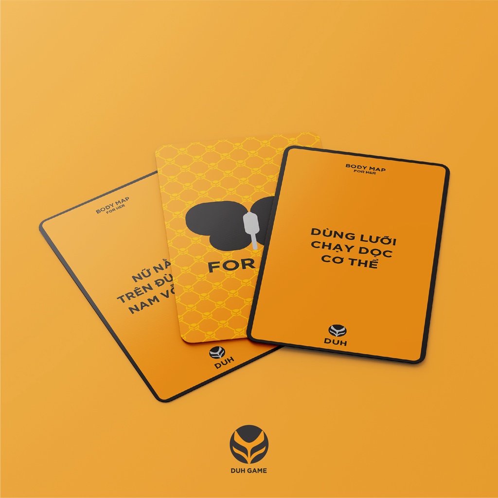 BODY MAP - NỮ dành cho cặp đôi tình yêu DUH GAME