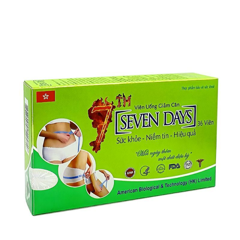 Viên uống giảm cân nhanh Seven Days