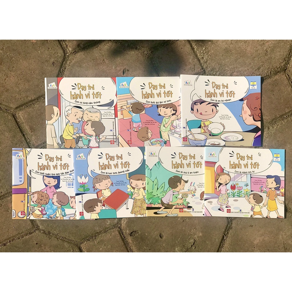Sách Dạy trẻ hành vi tốt cả bộ 7 cuốn Đinh Tị