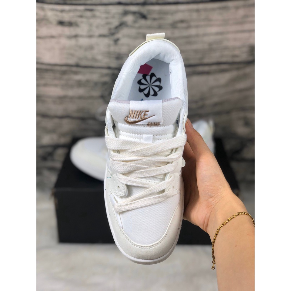 Giày SB Dunk Low Disrupt 2 Pale Ivory màu kem - Bản cao cấp Fullbox và phụ kiện