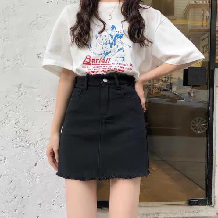 Chân váy Jeans ngắn chữ a lưng cao công sở bigsize  CV18 | BigBuy360 - bigbuy360.vn