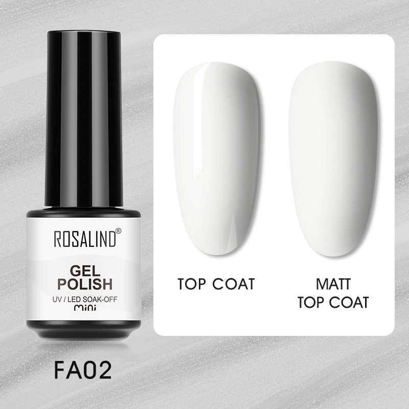 Sơn móng tay ROSALIND màu sắc tươi sáng sử dụng đèn LED/ UV