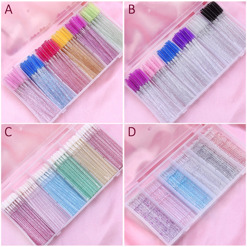 Thiết bị kéo dài lông mi với hộp 180/300 đánh lông mi loại bỏ Mascara bôi trên trang điểm vi mô.