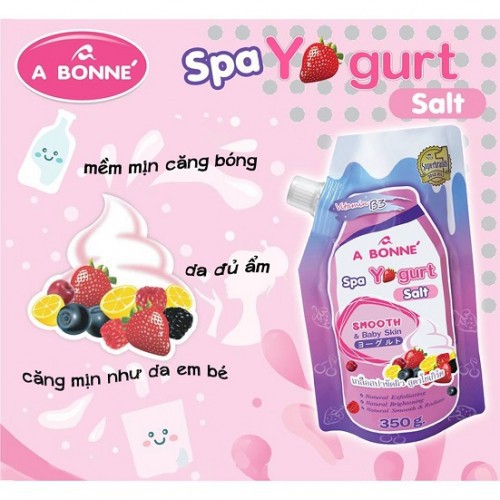 Muối Tắm Sữa Chua A Bonne Spa Yogurt Salt Smooth 350g [ NEW ] - Muối bò | BigBuy360 - bigbuy360.vn