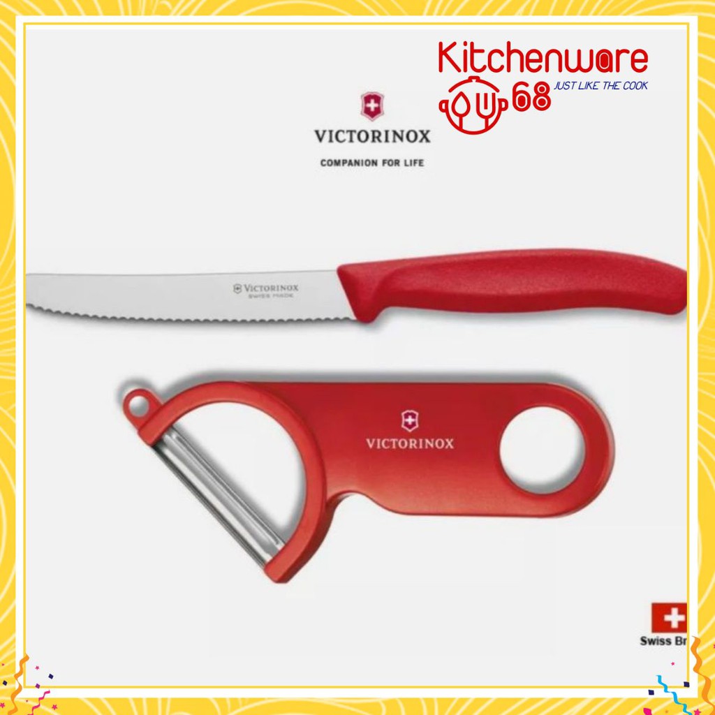 Combo dao và nạo củ quả Victorinox