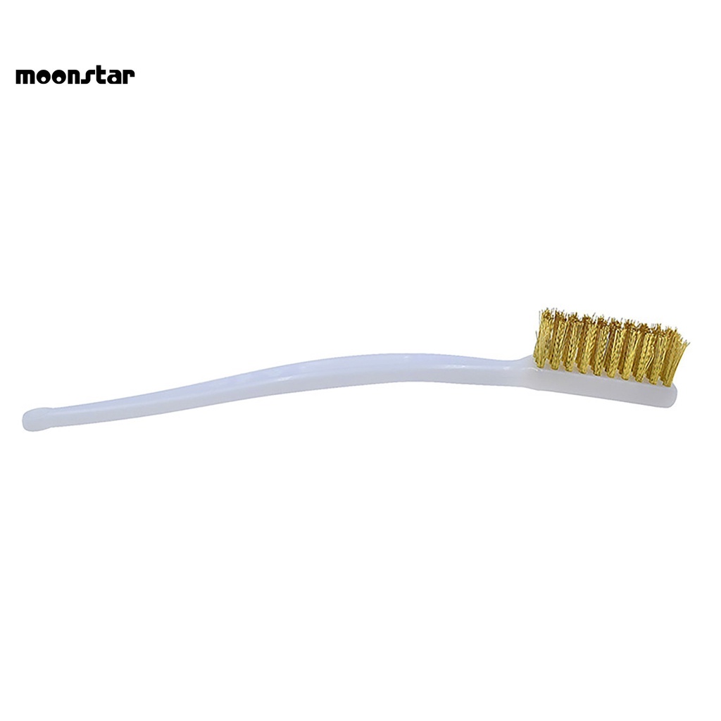 MS   Comfortable Cleaning Toothbrush 3D Printer Heater Block Cleaning Brush Wear-resistant for Typewriters