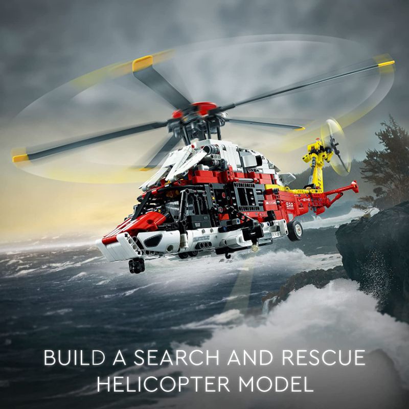 LEGO Technic 42145 Airbus H175 Rescue Helicopter Trực Thăng Cứu Hộ Airbus