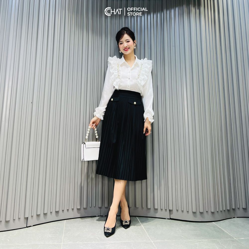 Sơ mi bèo 2T đính TT CChat Clothes