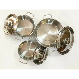 Bộ Nồi Inox 3 Món Sharp Dày Dặn