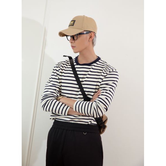 [PAPER STUDIO] Áo thun nam sọc ngang tay dài basic | BigBuy360 - bigbuy360.vn