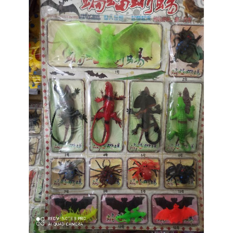 vỉ  bốc thăm các con vật kỳ thú cho bé kèm 144 tem thưởng