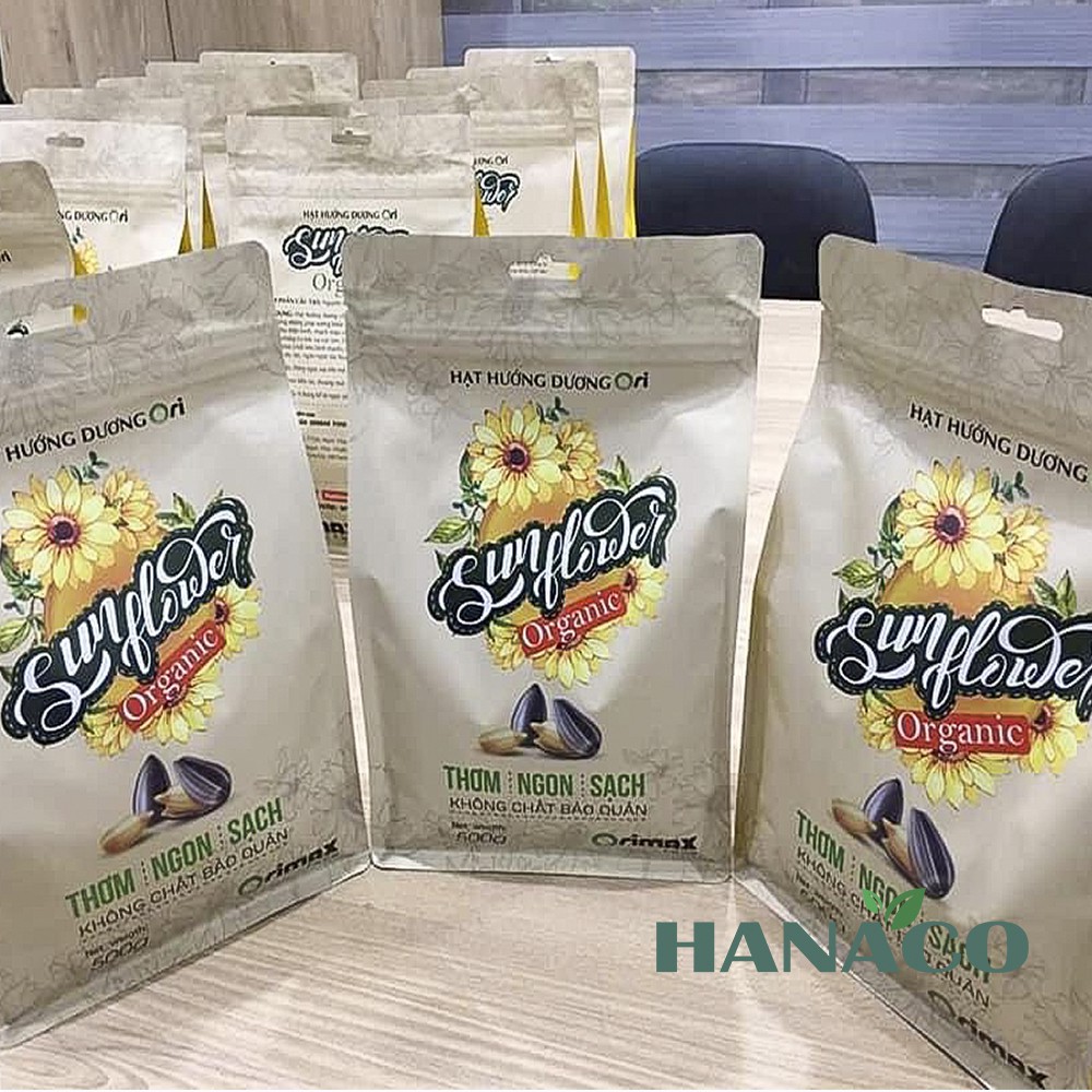 Hạt Hướng Dương Orimax Sạch nguyên vị. Hạt Hướng Dương Organic Nhập Khẩu - Hanaco