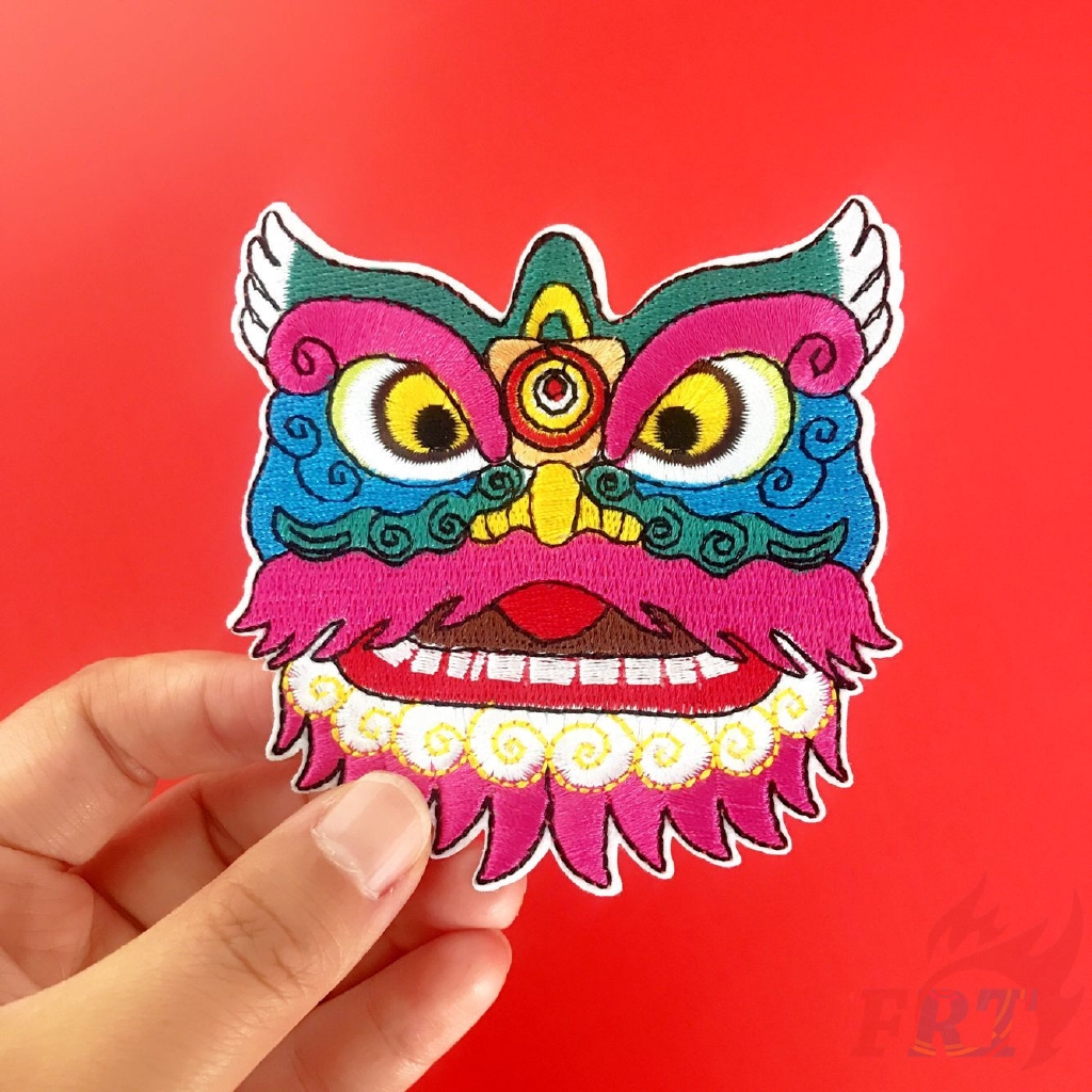 Miếng dán patch ủi hình sư tử（☸ VSCO Patch ☸）