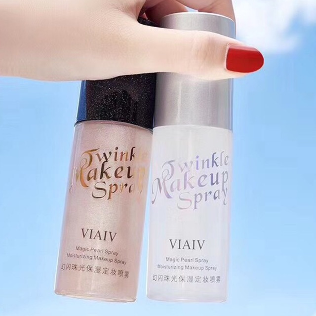 Xịt giữ lớp makeup nhũ chảy Stars shine galaxy spray Viaiv