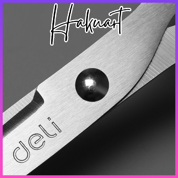 Kéo Deli Cắt Giấy Văn Phòng Tiện Lợi Lưỡi Sắc Bén - Họa Cụ Hakuart