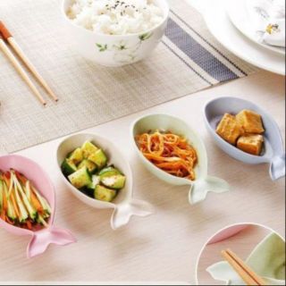 Bát chấm/ bát đựng gia vị/ bát ăn dặm lúa mạch hình cá.