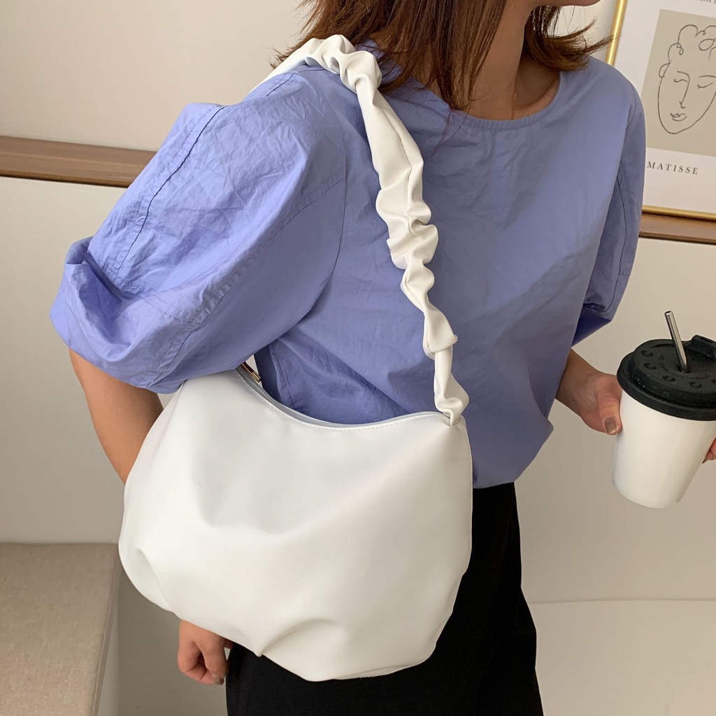 Túi Xách Nữ Hình Đám Mây Mềm Mại Xinh Xắn
