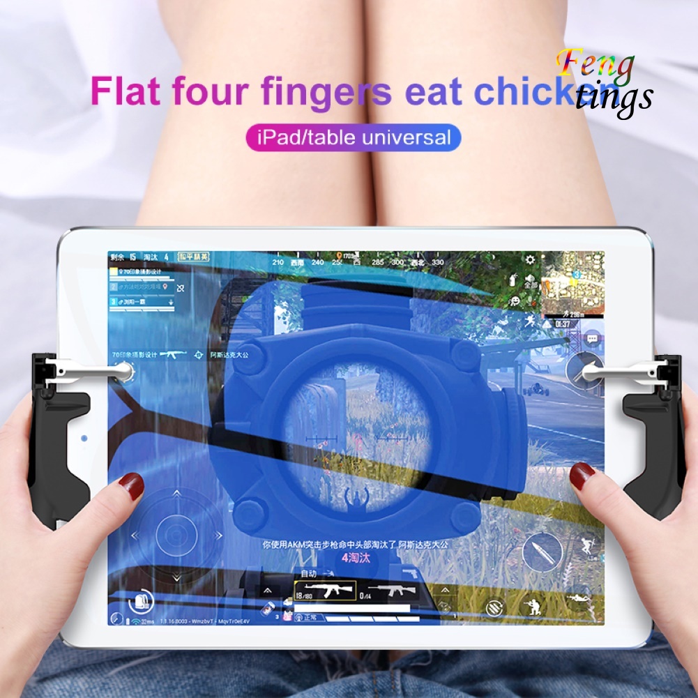 【FT】1 Pair H7 Mobile Game Handle Tablet Trigger Gaming Controller Gamepad Joystick