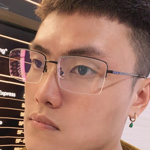 Gọng kính titanium W2029 thời trang cao cấp nam siêu nhẹ siêu bền OURESS