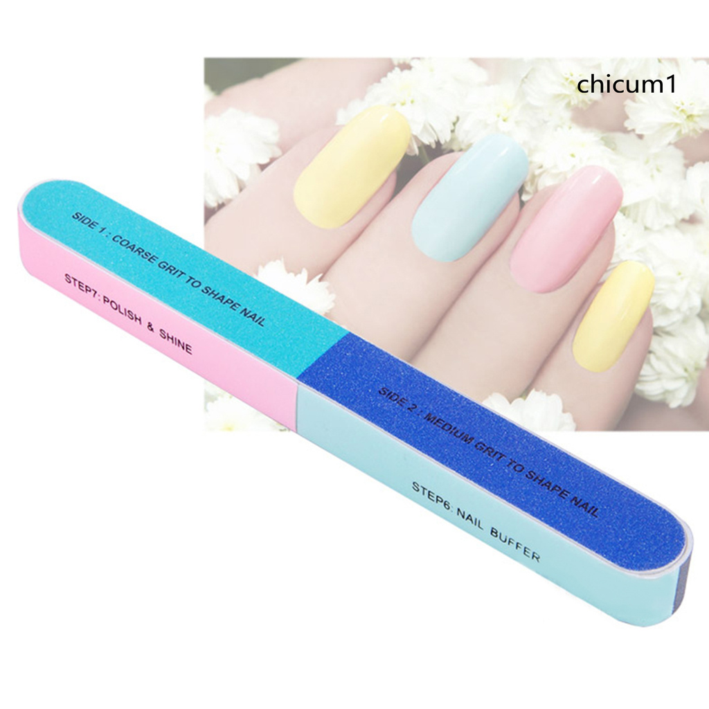 [Hàng mới về] Dũa móng tay bốn mặt tiện dụng