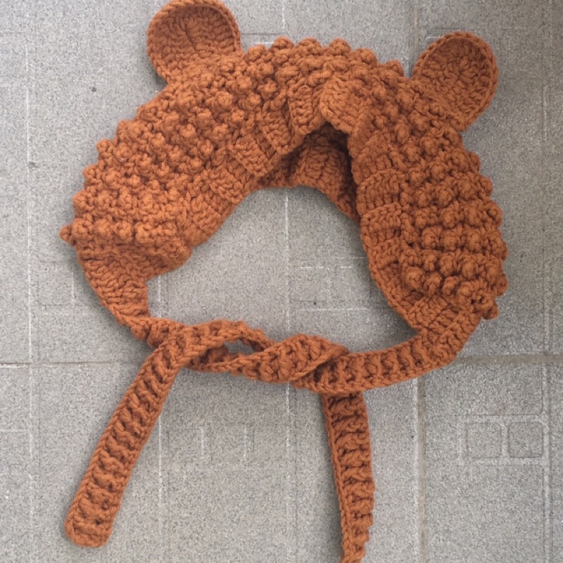 Combo mũ & găng tay gấu handmade làm từ len đáng yêu ngộ nghĩnh