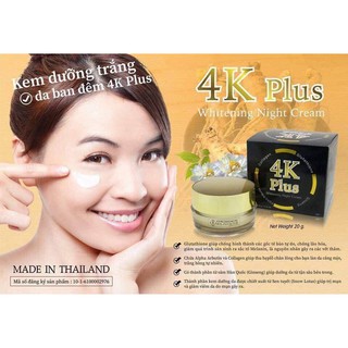 Kem 4K Plus Thái Lan Whitening Night Cream