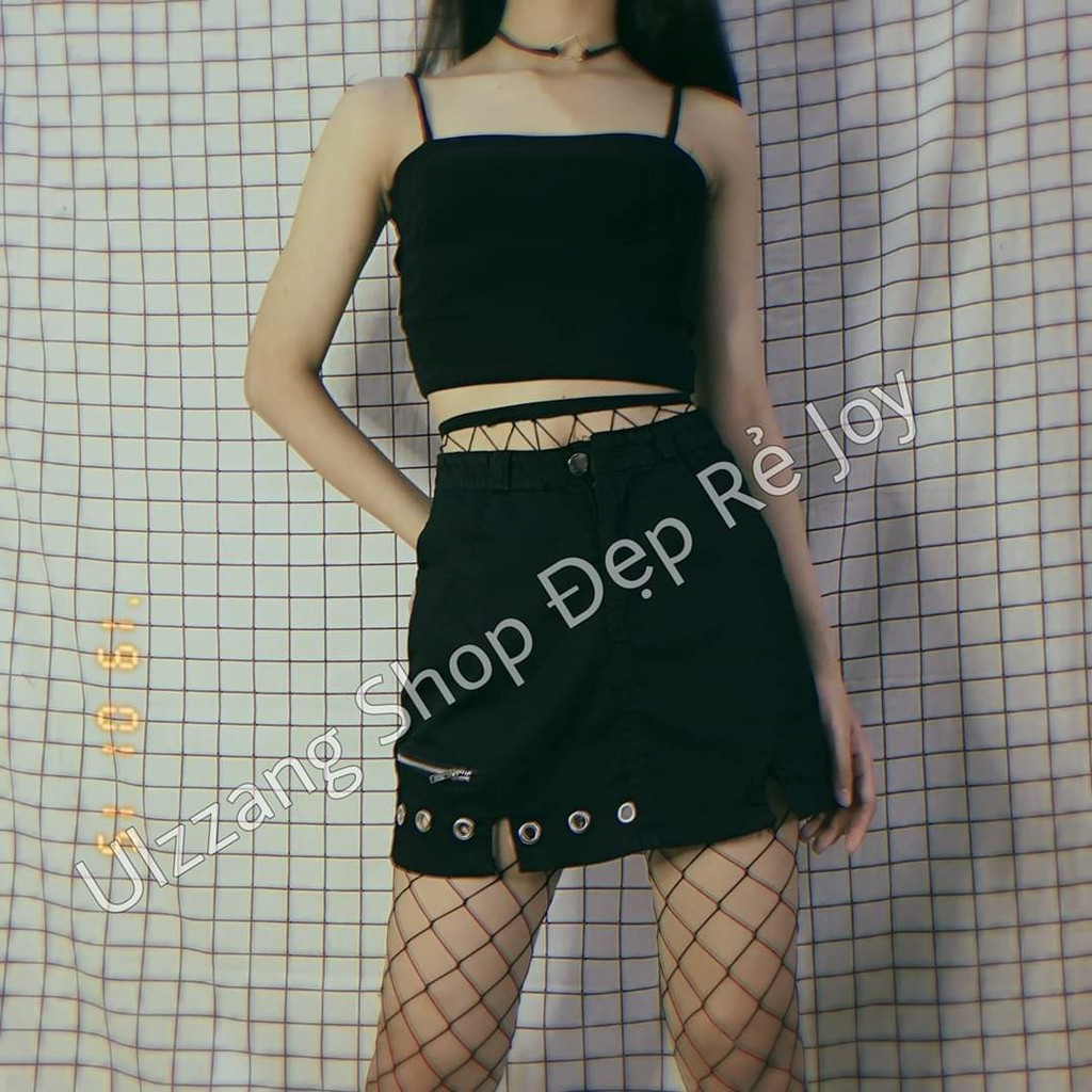 Áo thun hai dây croptop Fo rever 21 ACOH 8, thun borip Thái co giãn 4 chiều, form ống quây trơn basic trắng đen nude gym | BigBuy360 - bigbuy360.vn