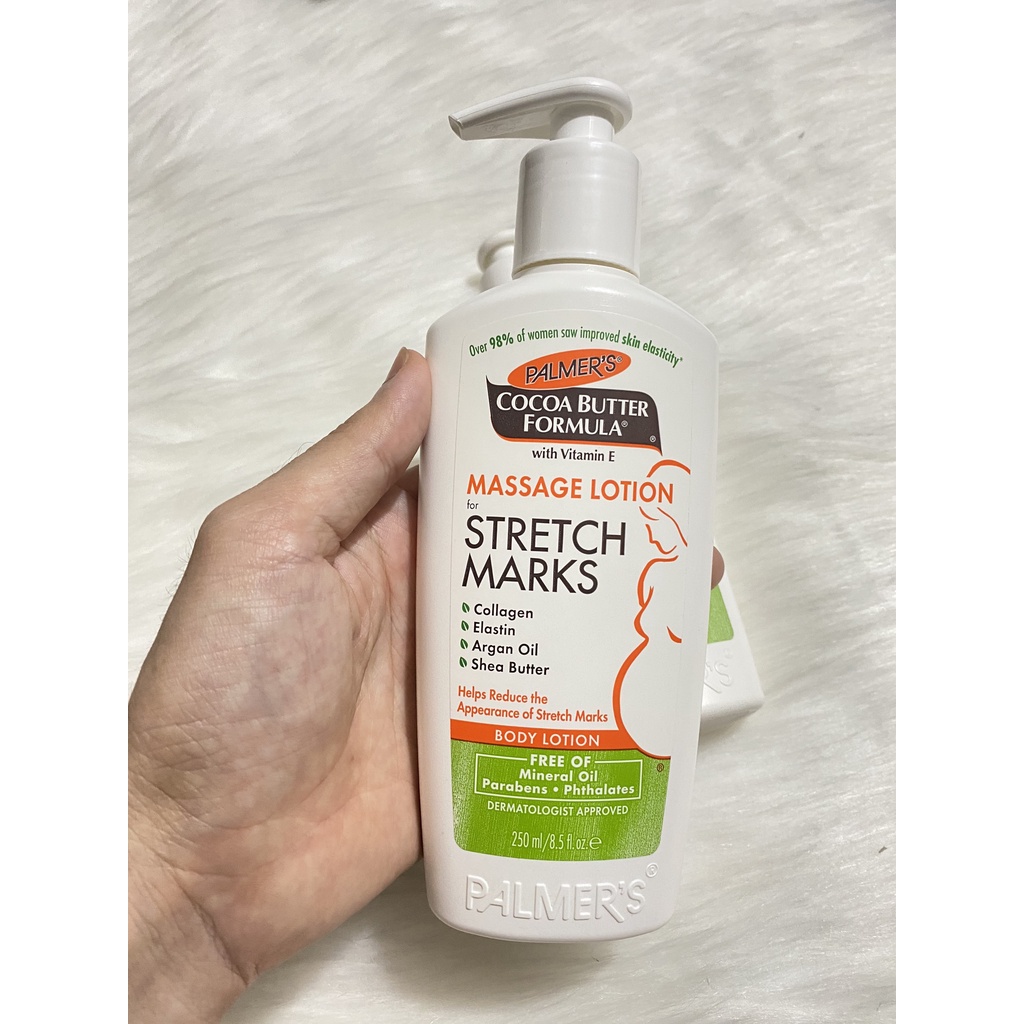 [HÀNG MỸ] Sữa Dưỡng Chống Rạn Da - PALMER'S Cocoa Butter Formula Massage Lotion for Stretch Marks 250ml