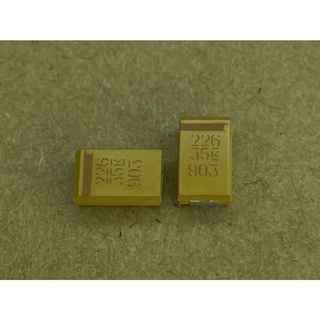 22uF 35V 125mR 7343 Tụ điện tantalum Kemet T495D226K035ATE125
