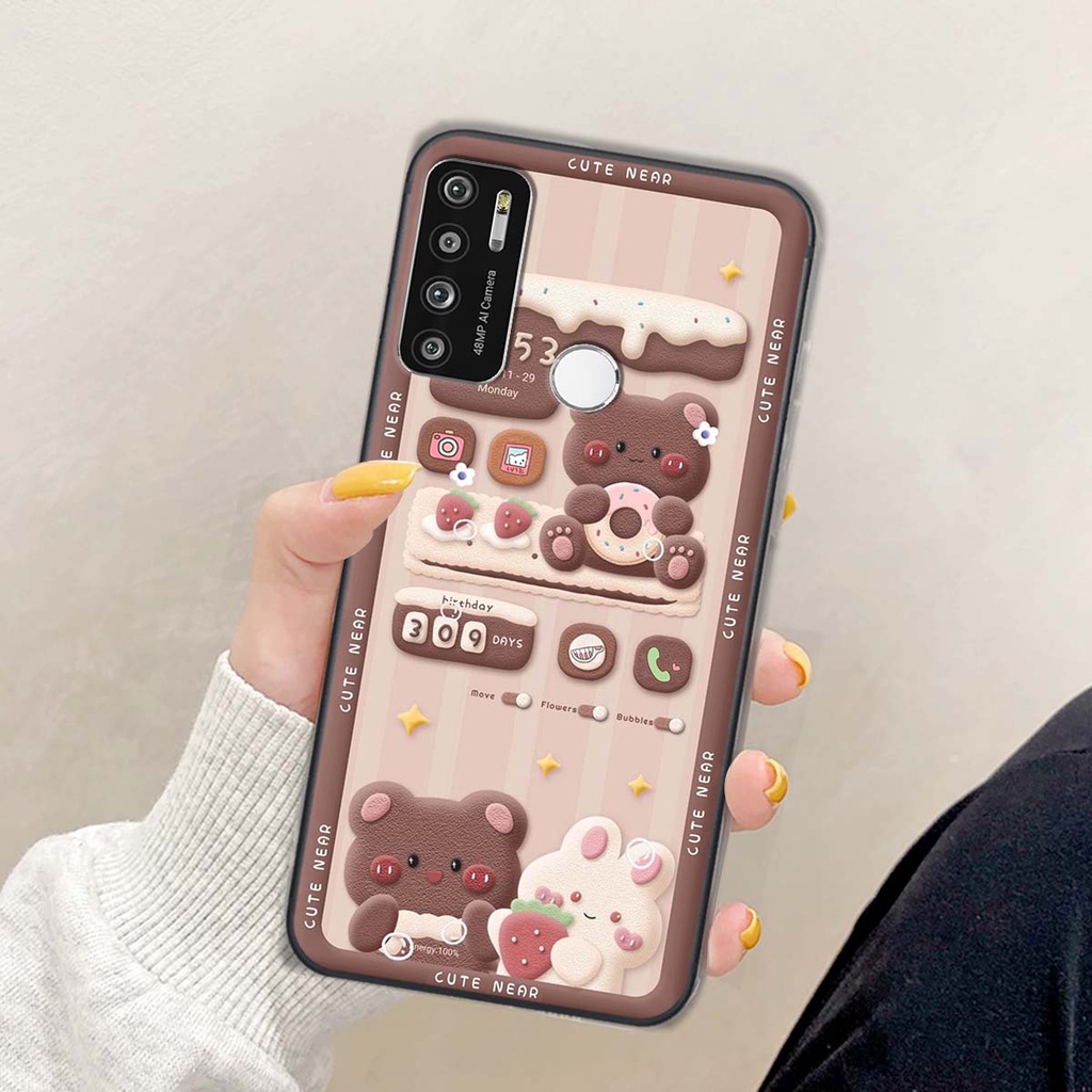 Ốp lưng Vsmart Star 5 / Joy 4 / Live 4 in hình gấu cute,bò sữa 3D cute dễ thương bảo vệ điện thoại .