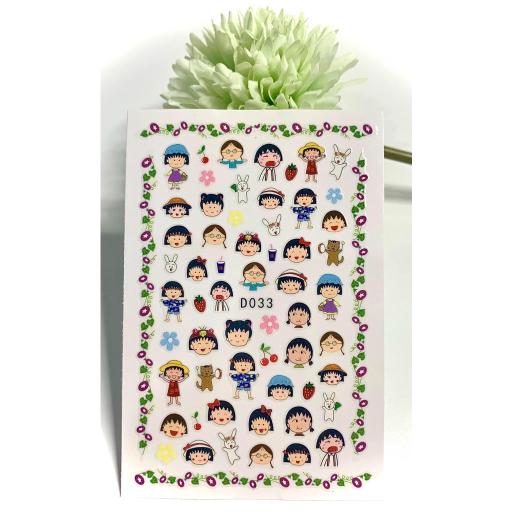 Sticker dán móng , hình dán móng nail