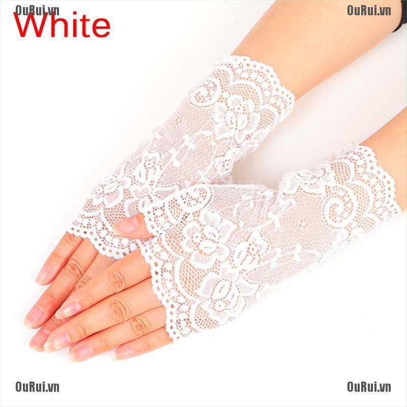 Găng Tay Phối Ren Thiết Kế Quyến Rũ Cho Nữ