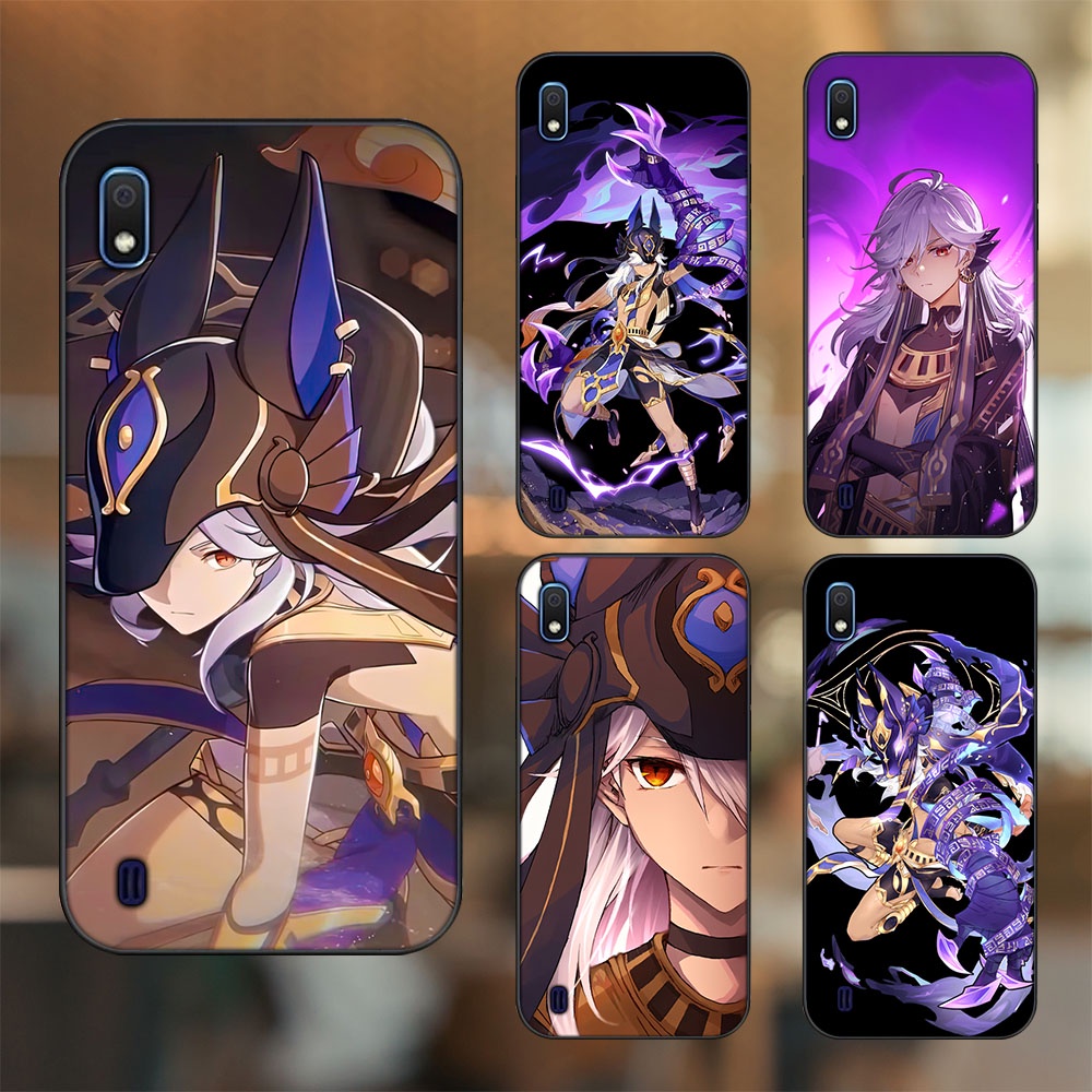 Ốp lưng Samsung A10 viền đen in hình Cyno Genshin Impact