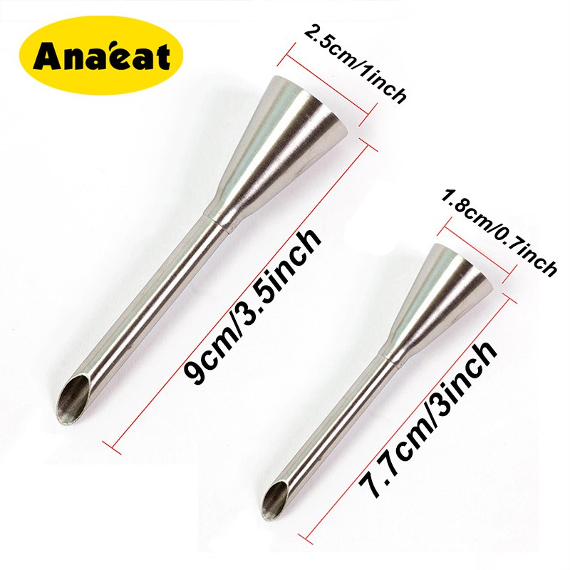 Bộ 2 dụng cụ vòi bơm nhân ANAEAT làm bánh bằng thép không gỉ tiện lợi