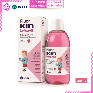 SKNM | Nước Súc Miệng Trẻ Em FLUOR KIN CHILDREN INFANTIL ® 500ml - Ngừa sâu răng trẻ em