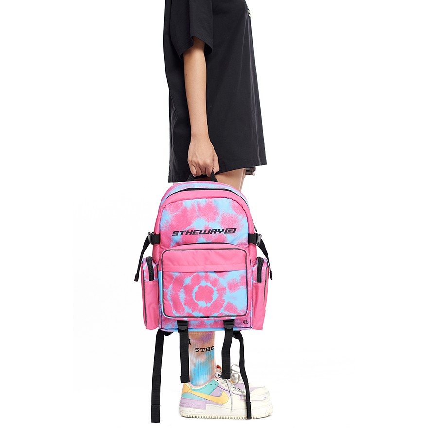 Balo 5THEWAY® /tie dye/ ROCKET BACKPACK Màu Hồng