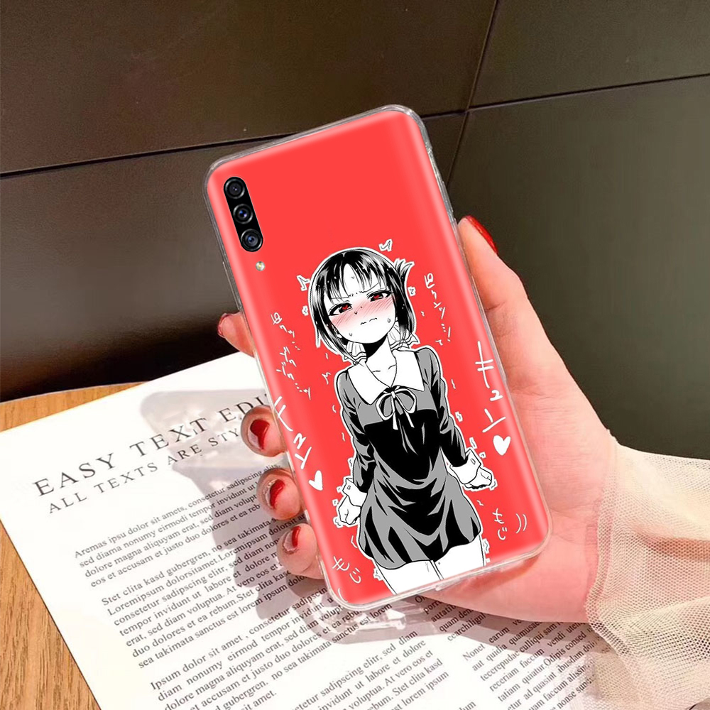Ốp Điện Thoại Trong Suốt Hình Anime Ahegao Cho Samsung Galaxy Note 20 Ultra S20 10 FE Lite Plus Ta89