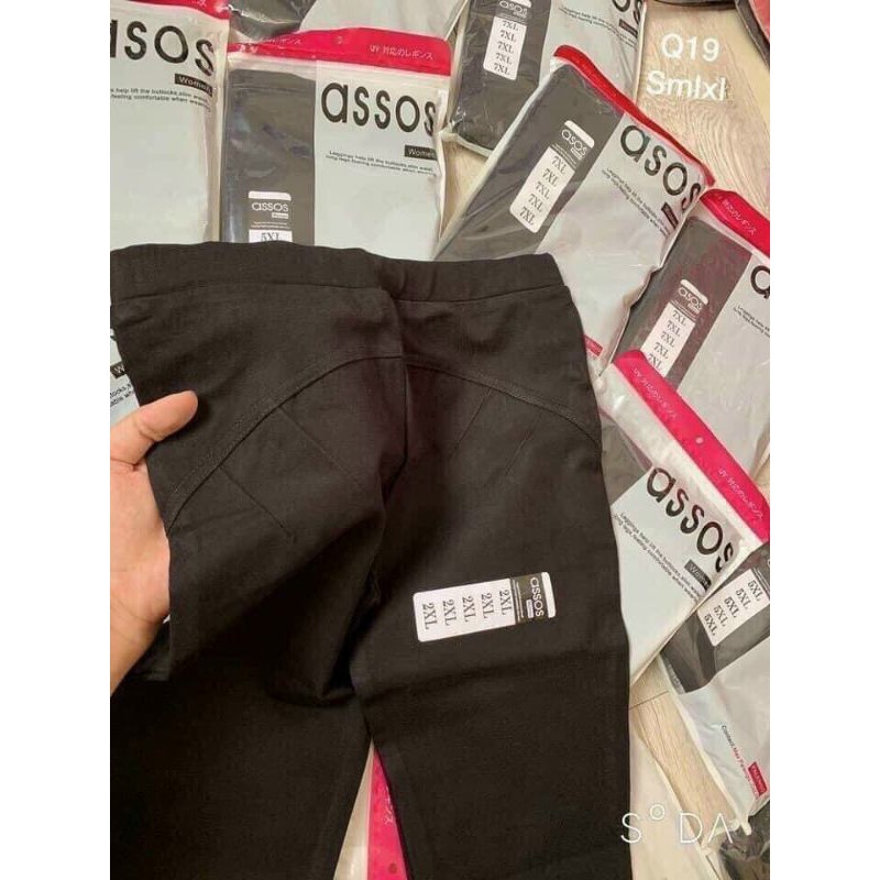 Quần lửng ASSOS nâng mông FREESHIPlegging ngố cạp cao siêu co dãn || ANVU STORE XMAV03