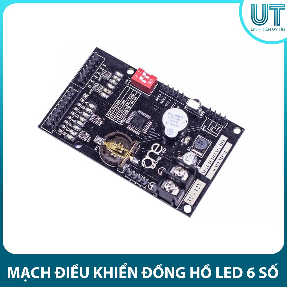 Mạch Làm Đồng Hồ LED  6 Số Mini OT0001