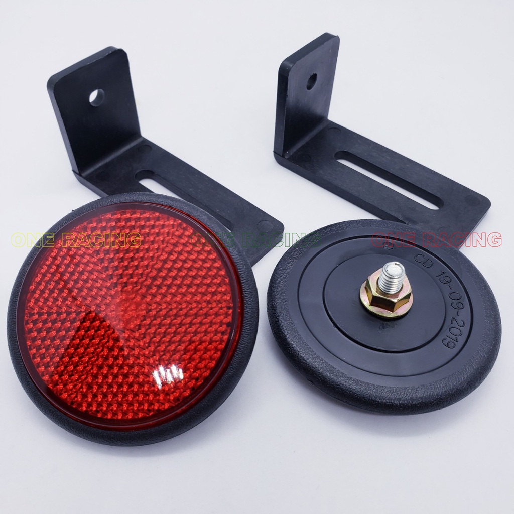 Mắt mèo phản quang sau màu đỏ và pát cao cấp gắn nhiều xe thông dụng