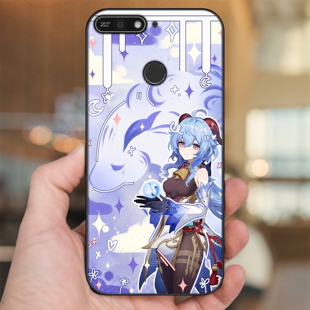 Ốp lưng Huawei Y6 Prime viền đen in hình Ganyu Genshin Impact