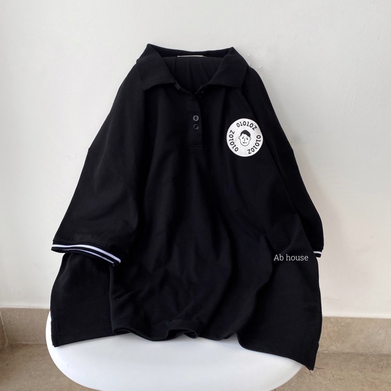 Áo POLO ZOTOTO Form Rộng Vải Cá Sấu Unisex (Ảnh thật/Có Sẵn) | BigBuy360 - bigbuy360.vn