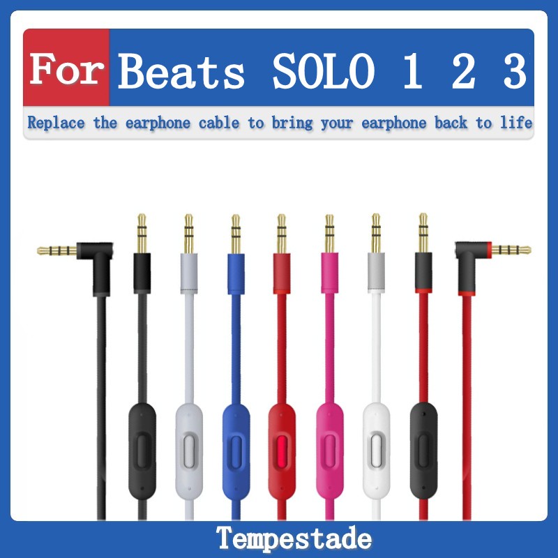 Dây Cáp Âm Thanh Thay Thế Phù Hợp Cho Tai Nghe Beats Solo studio 1 2 3 mixr pro