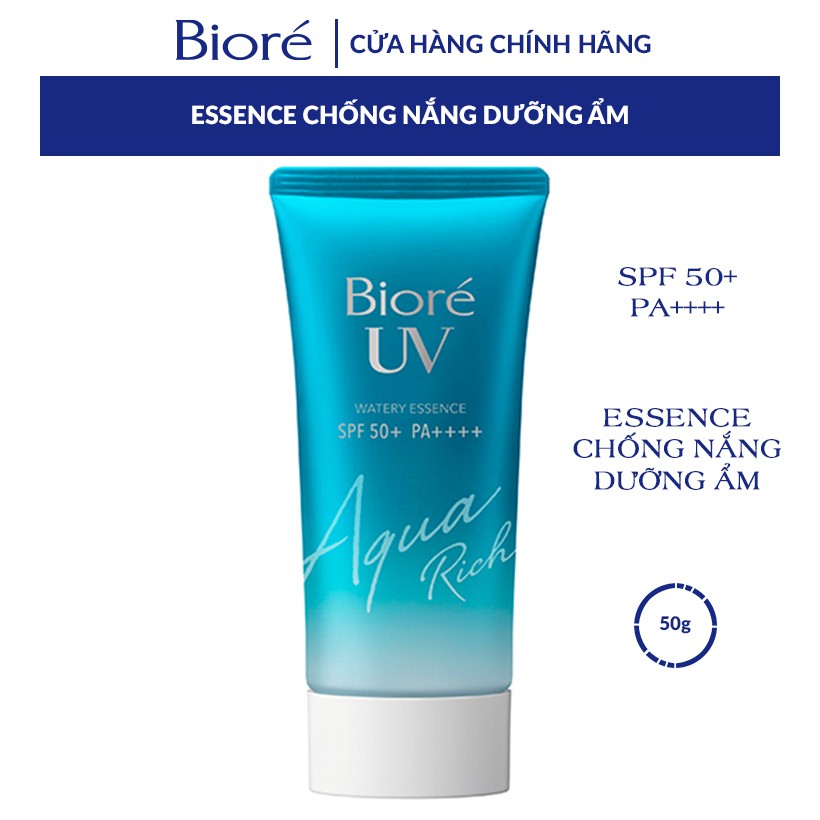  Essence Chống Nắng Màng Nước Dưỡng Ẩm Bioré UV Aqua Rich Watery Essence SPF50+/PA++++ 50G