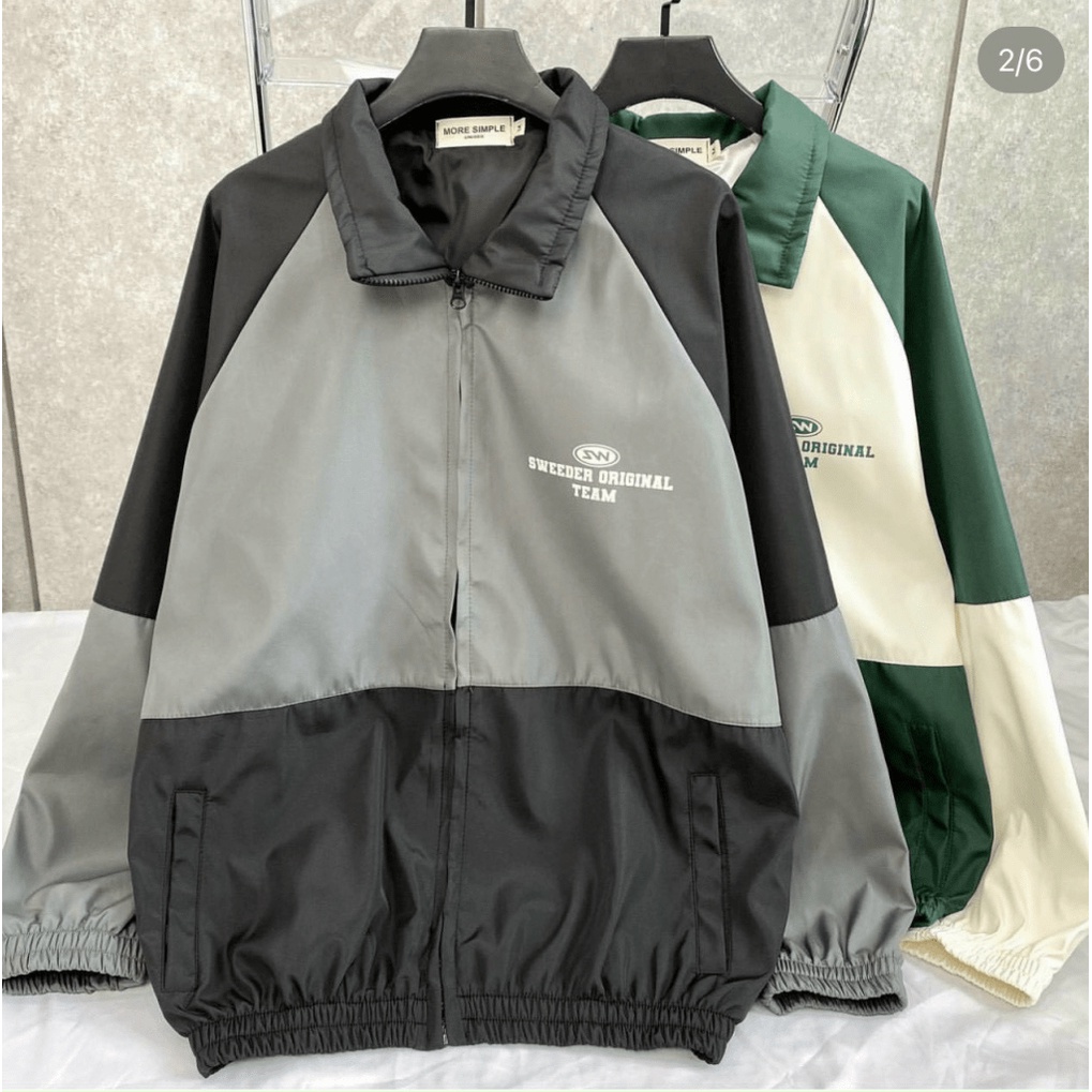 (HCM) ÁO KHOÁC DÙ 2 LỚP FORM RỘNG CHẤT DÙ XỊN XÒ - LOGO HOTTREND - THỜI TRANG HÀN QUỐC Y HÌNH  HOT NHÂT