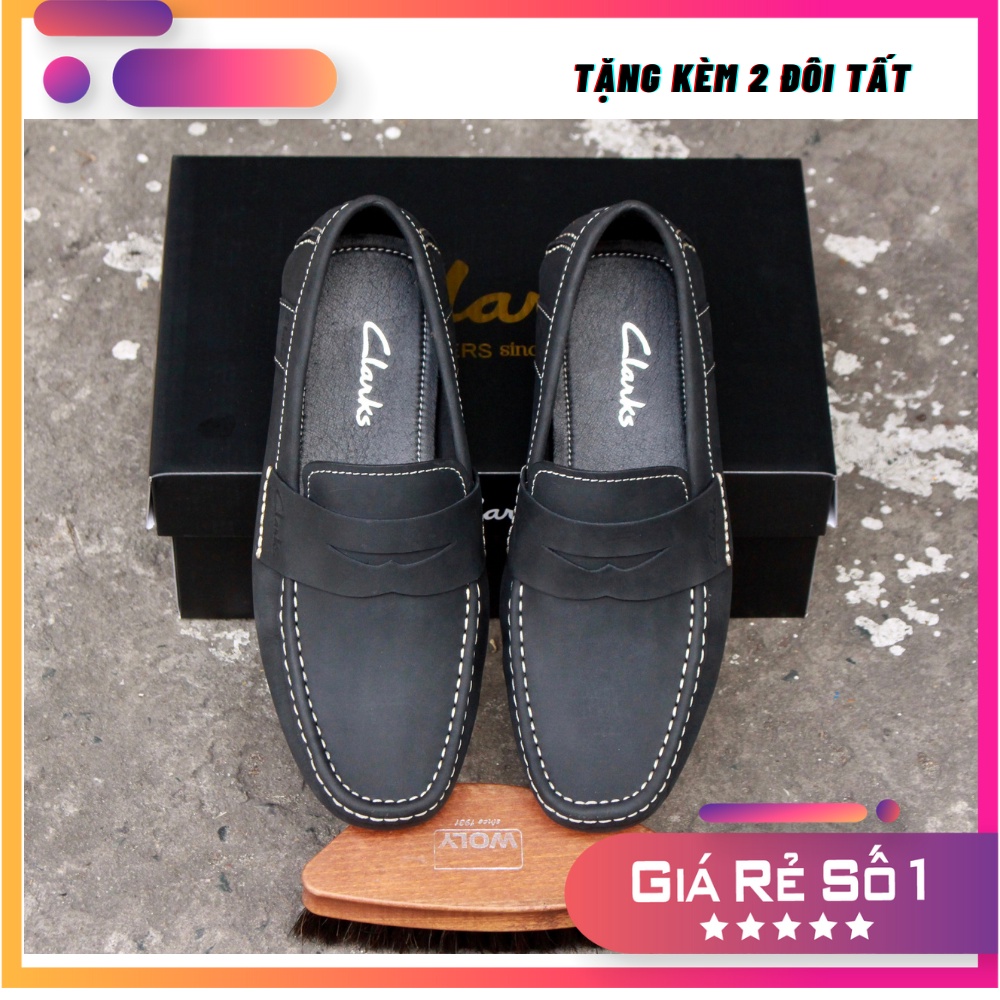 Giày lười nam da bò cao cấp, nhập Thái Lan Full hộp, bảo hành 2 Năm, mã SP CL03M, Thai Fashion Store