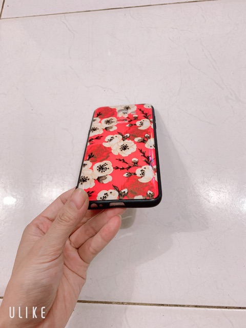 Ốp lưng sam sung A6 Plus,A6+,J8,A6Plus Hoa đào vàng